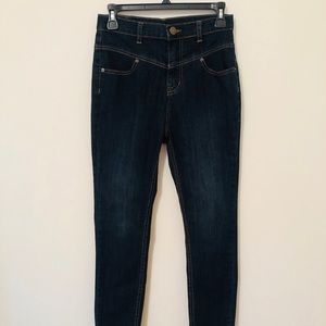 BDG denim - seam high rise dark wash